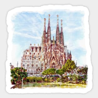 La Sagrada Familia Sticker